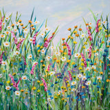 60x60cm Original Painting Calm Meadow