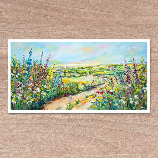 Print on Paper of Fields of Wonder