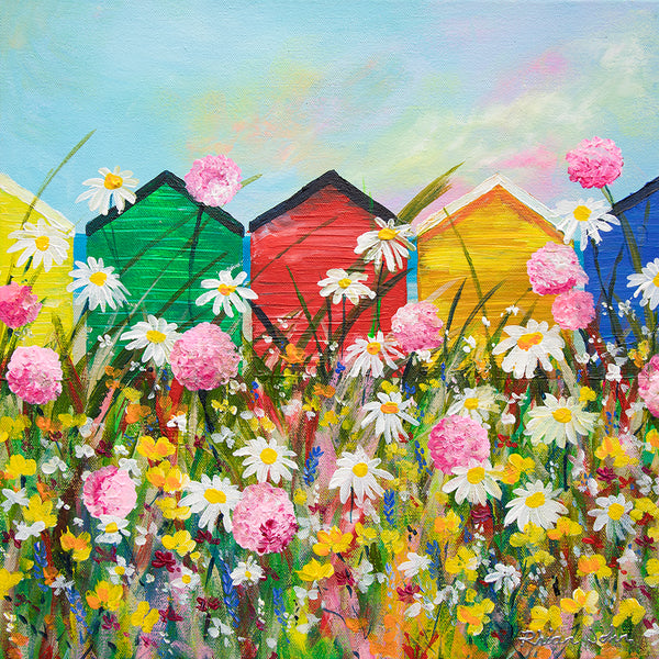 40x40cm Original Beach Huts