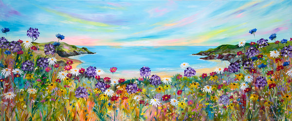 120x50cm Original Painting - Deserted Bay