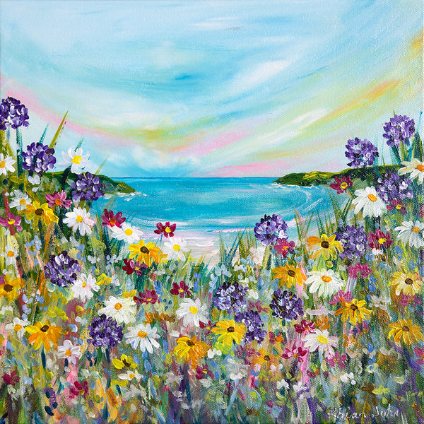 40x40cm Original Painting Meadow