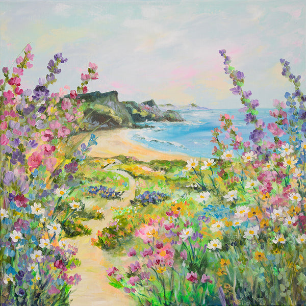 60x60cm Original Painting Deserted Bay
