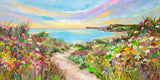 140x70cm Original painting on canvas. Oceans Edge