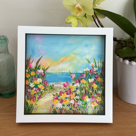 Framed Midi Original Painting - 5