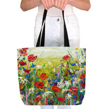 Tote Bag - Poppies and Daisies