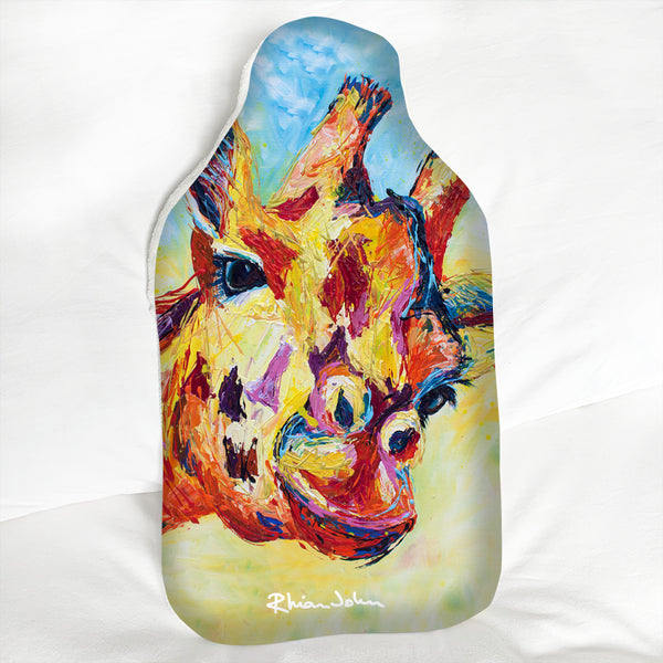 Hot Water Bottle - Giraffe – Rhian John Paintings