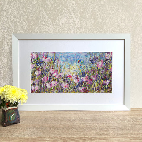 Framed Print - Pink Meadow