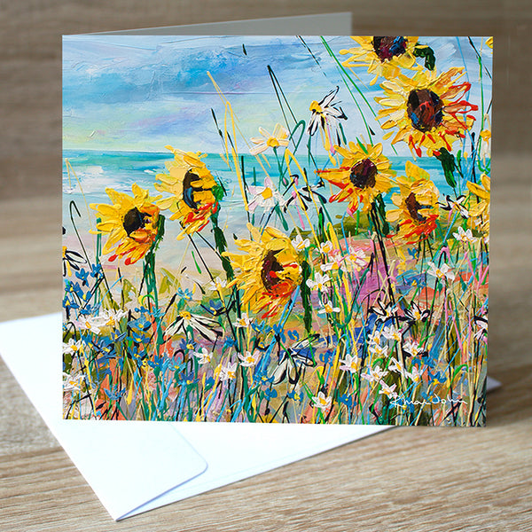You Are My Sunshine' blank greetings card