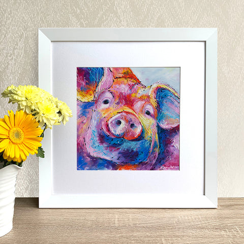 Framed Print - Truffles Pig