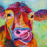 Canvas Print of 'Jersey Cow'