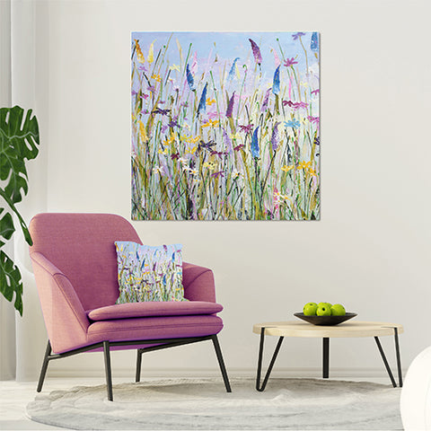 Canvas Print of My Meadow - Square