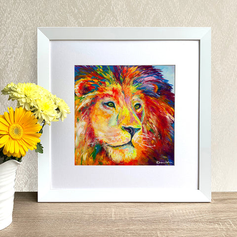 Framed Print - Lion, Pride