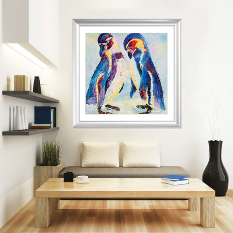 Print on Paper of 'Penguins'