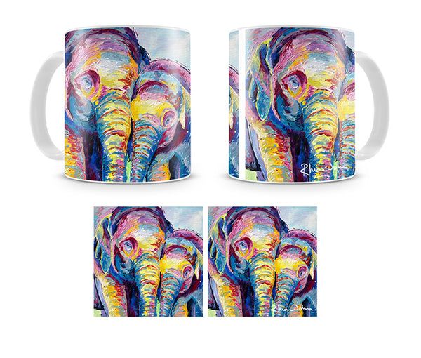 Mug of Elephants Together