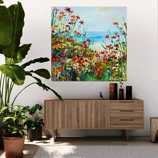 Canvas Print of Beach Path