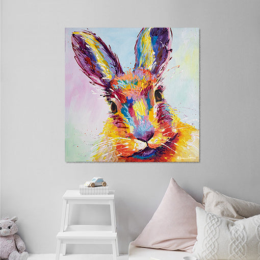 Canvas Print of Bella Bunny Rabbit