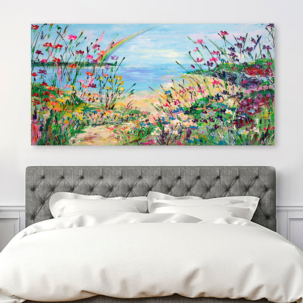 Canvas Print of 'Over the Rainbow' (landscape shape)