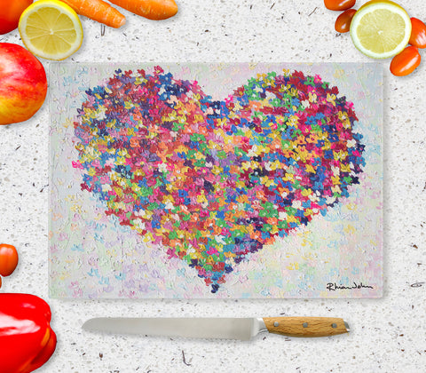 Glass Chopping Board of Thinking of You