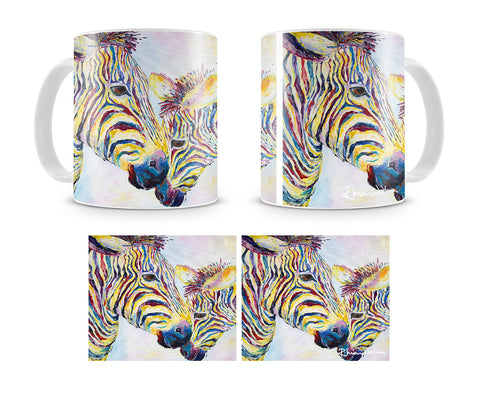 Mug of Two Zebras