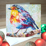 Christmas Cards, Pack of 5 - Christmas Robin