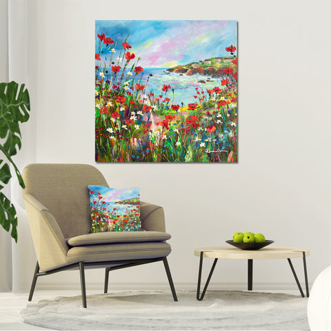 Canvas Print of Hilltop View