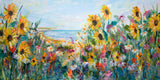 160x80cm Original painting on canvas 'Summer Joy'