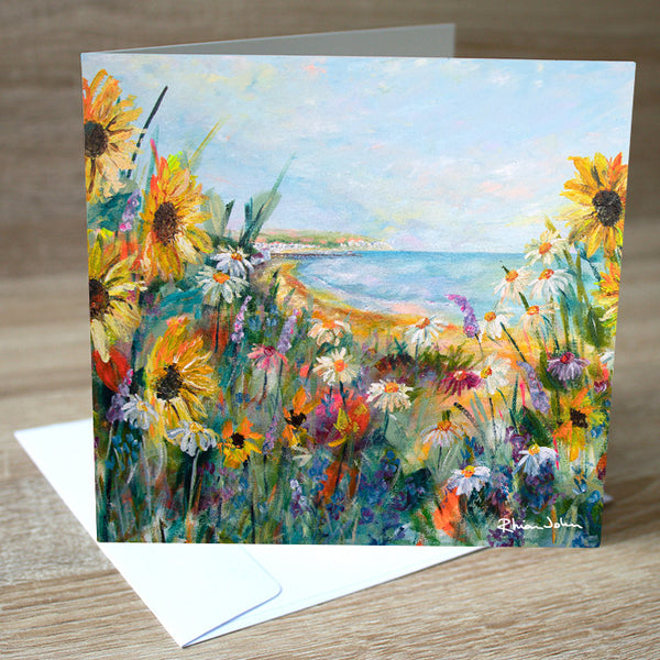 Summer Joy blank greetings card