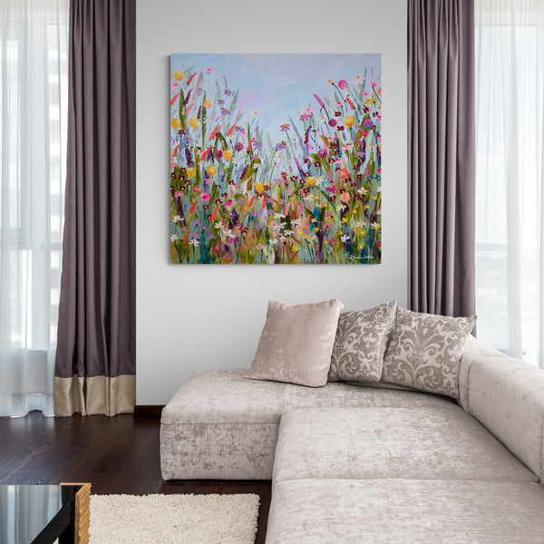 Canvas Print of 'Nature meadow'