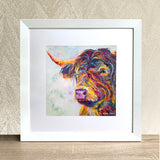 Framed Print - Fergus Highland Cow