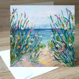 Calm Waters blank greetings card