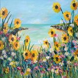 80x80cm Original painting on canvas - Sunshine Cove